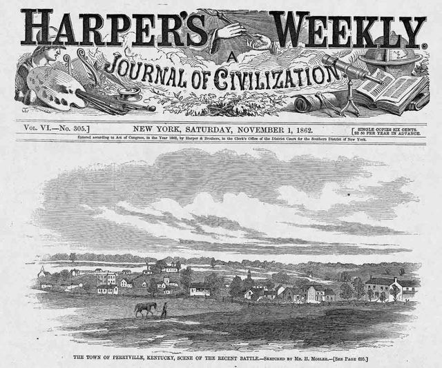 November 1, 1862 Harpers Weekly cover