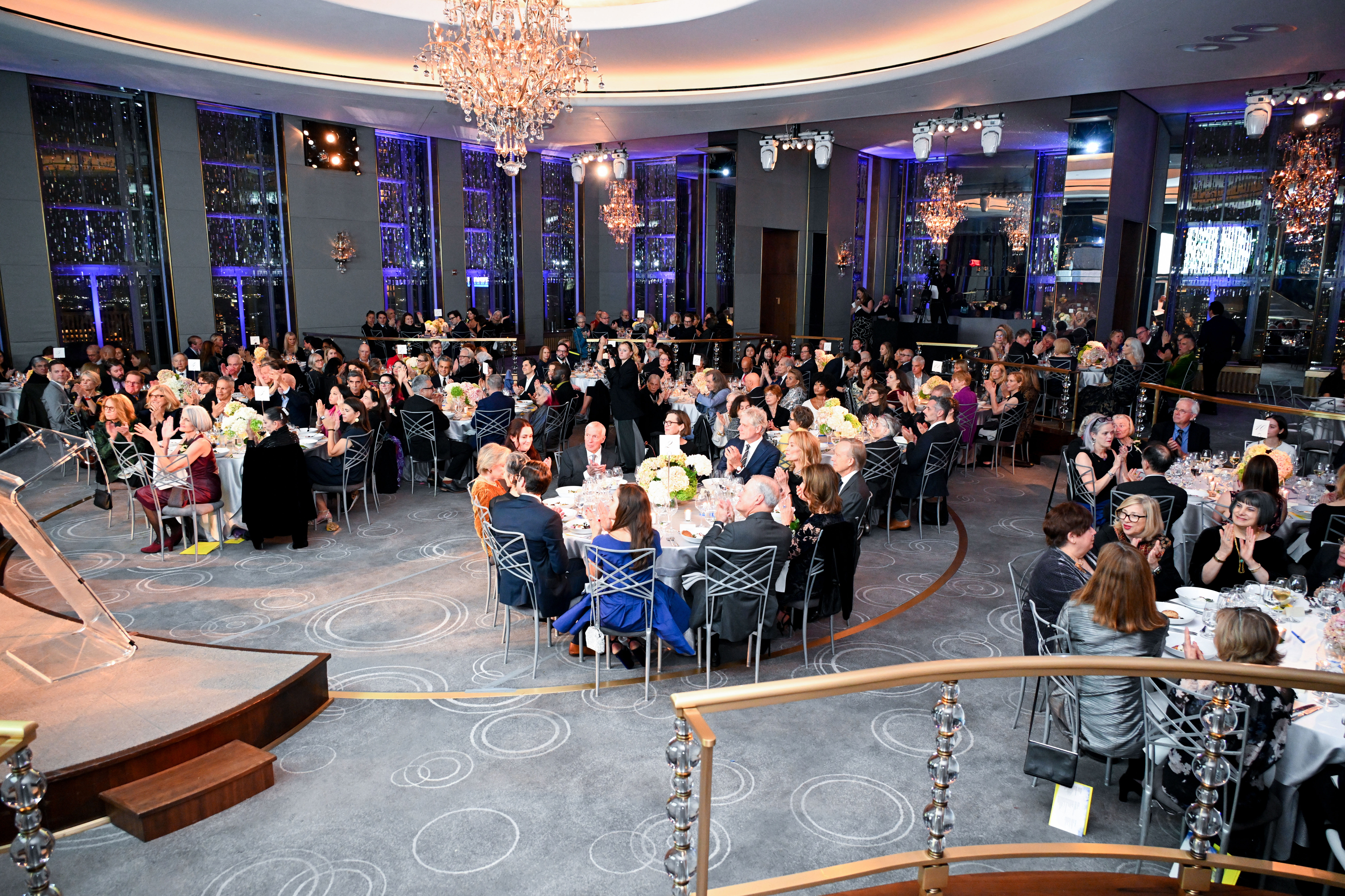 A view of the Rainbow Room during the 2024 Archives of American Art Gala