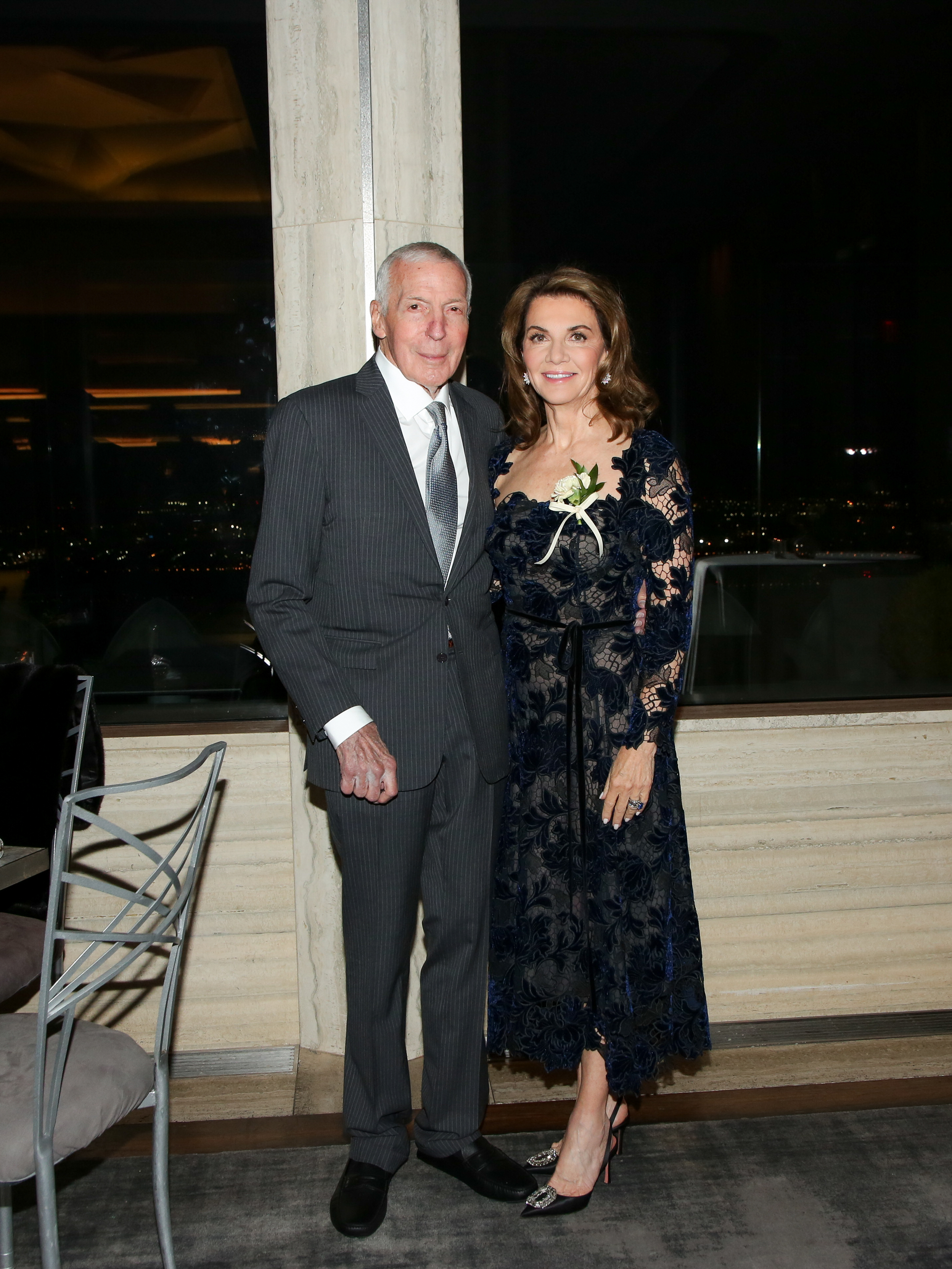 Campaign Champions Karen Gray-Krehbiel and John H. Krehbiel pose for a photograph during the gala