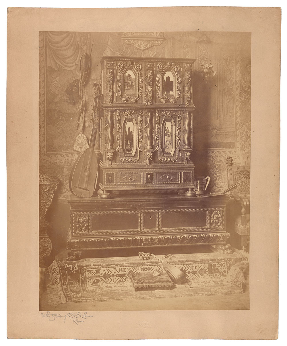 Image ofCharles Caryl Coleman's Nuremberg Cabinet.