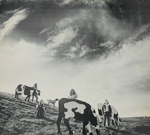 Mel Henderson, San Francisco, California postcard to Eleanor Dickinson, San Francisco, California, 13 November 1976. Eleanor Dickinson papers, 1951-2003. Archives of American Art, Smithsonian Institution. Henderson postcard to Dickinson showing cardboard cows