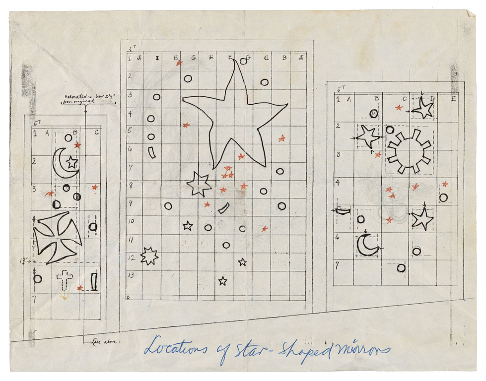 Preparatory drawing by Val Laigo for East is West