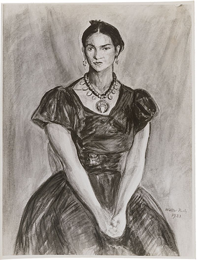 Image of a reproduction of Frieda Rivera by Walter Pach