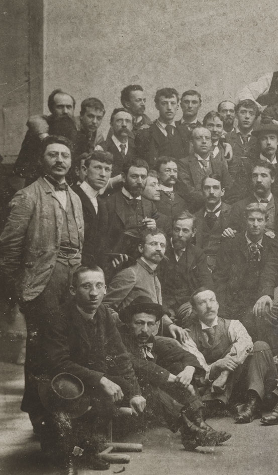 Henry Ossawa Tanner with class from Academie Julian