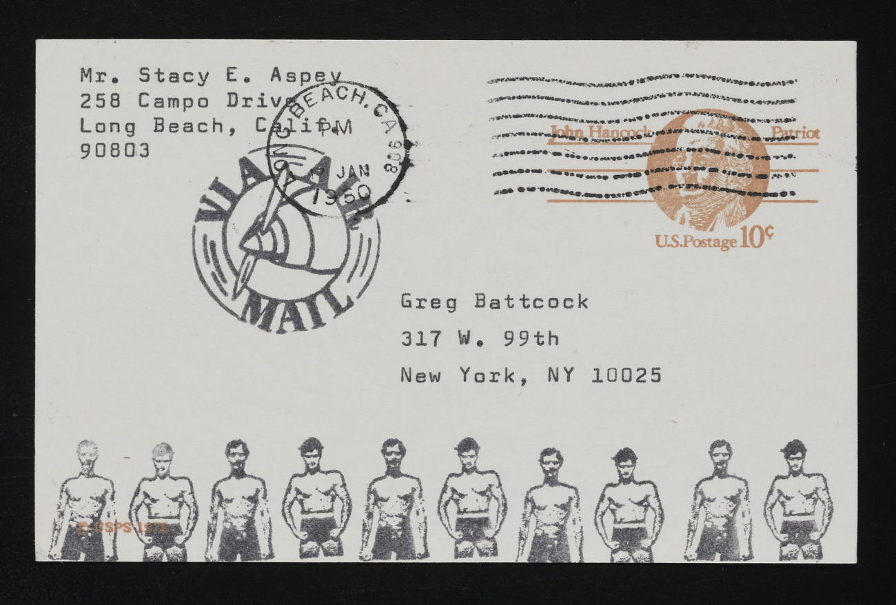 Les Petites Bons-bons mail art to Lucy Lippard