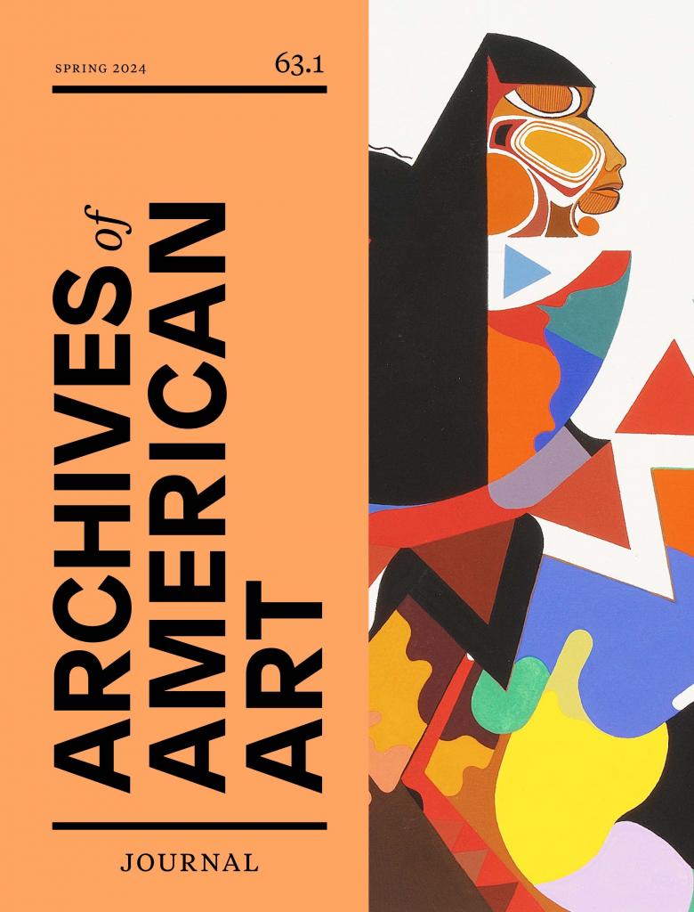 Front cover of Spring 2024 Archives of American Art Journal 