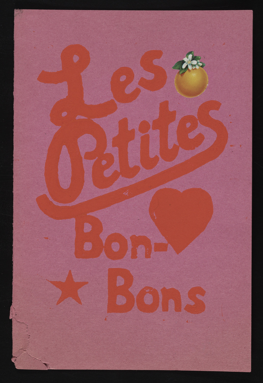Les Petites Bons-bons mail art to Lucy Lippard