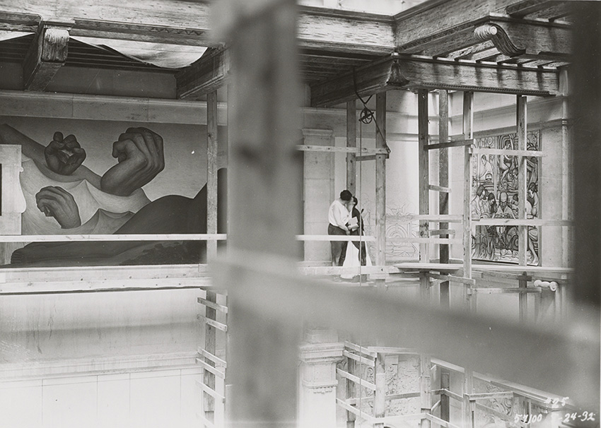 Diego Rivera and Frida Kahlo at the Detroit Institute of Arts