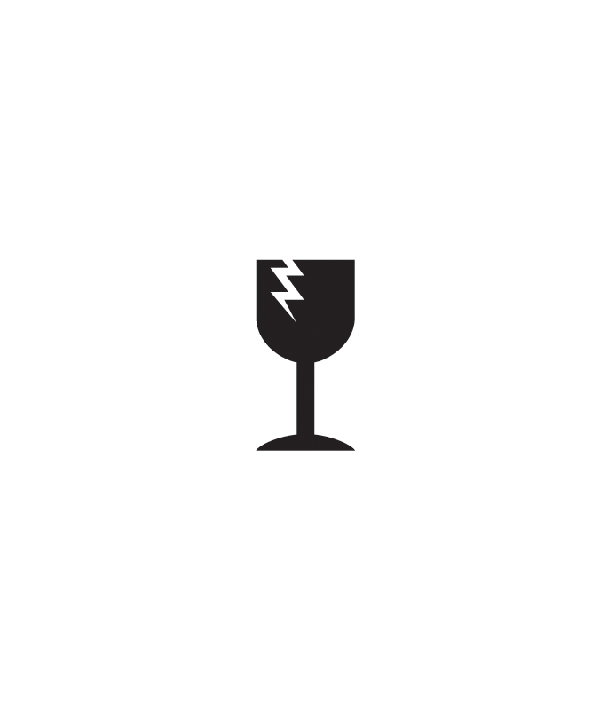 Symbol for fragile, Matt Mullican, circa 2004, Christine Burgin Gallery records, 1980-2016. Archives of American Art, Smithsonian Institution. Matt Mullican's symbol for fragile