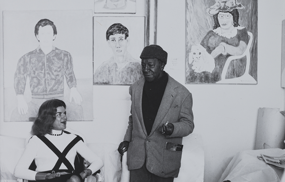 Photograph of Darthea Speyer and Beauford Delaney