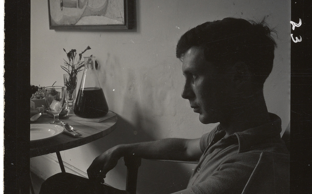 Detail of photograph of George Tooker