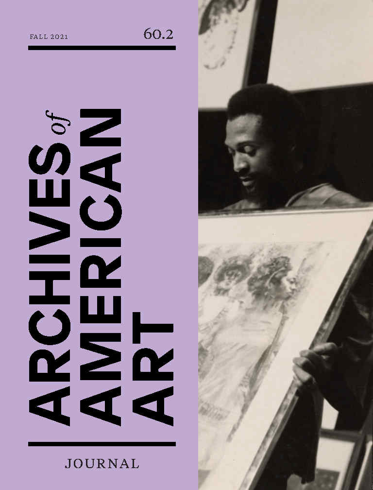 Front cover of Fall 2021 issue of the Archives of American Art Journal