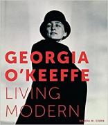 Book cover of "Georgia O'Keeffe: Living Modern" by Wanda Corn
