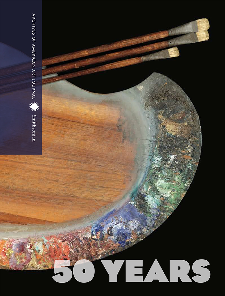 Archives of American Art Journal: Spring 2010, Volume 49, Number 1/2