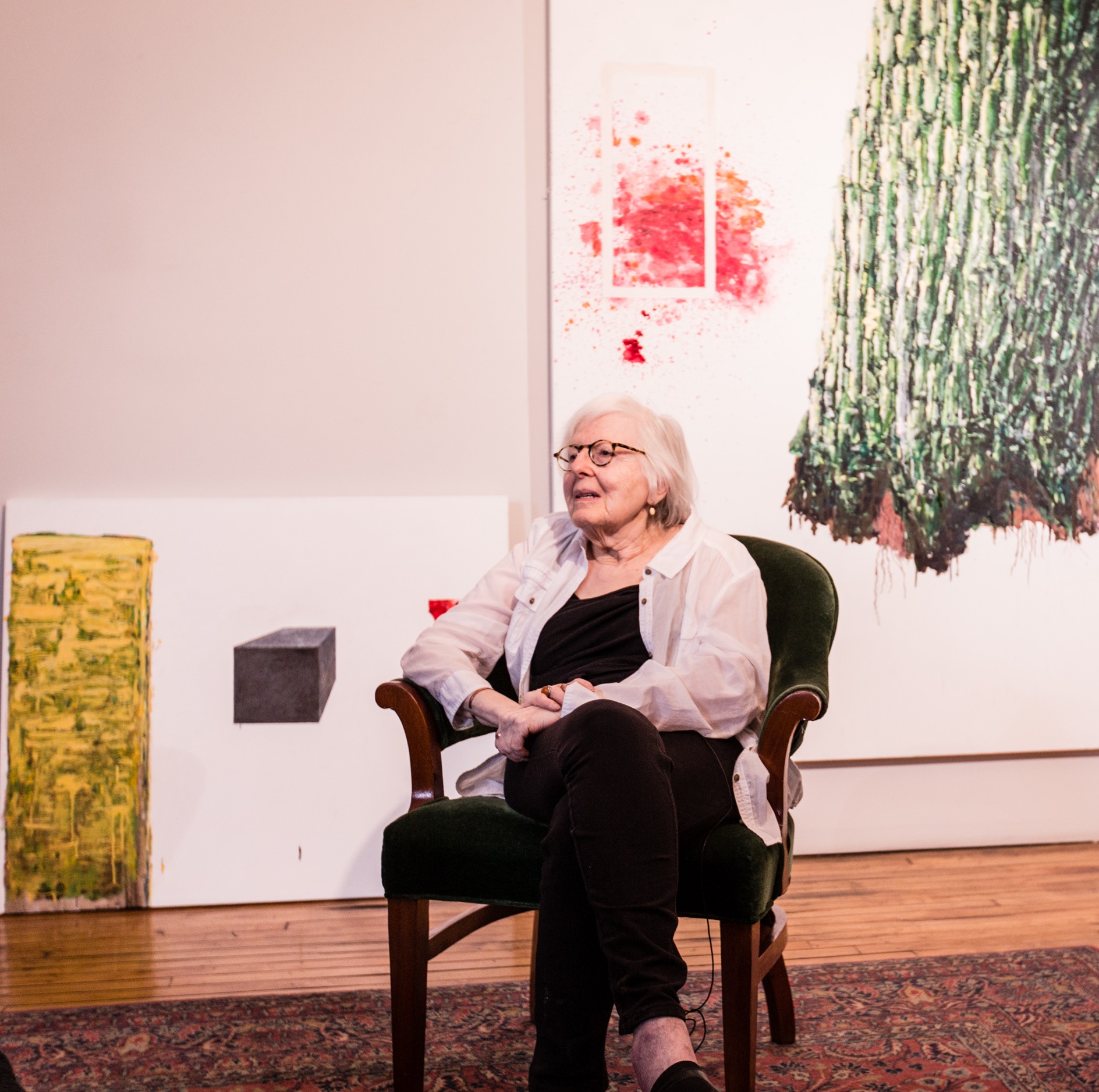 Vera Klement in her studio