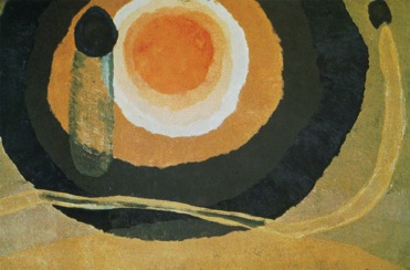 Figure 17. Arthur Dove, Sunrise I, 1936, Wax emulsion on canvas, 25 x 35 in, National Gallery of Art, Washington D.C., Shein Collection.