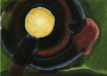 Figure 18. Arthur Dove, Sunrise II, 1936, Wax emulsion on canvas, 25 x 35 in., Mr. and Mrs. Meredith J. Long.