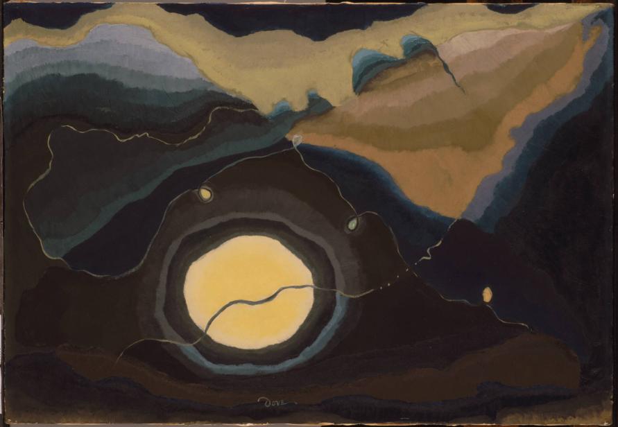 Figure 2. Arthur Dove, “Me and the Moon,” 1937, Wax emulsion on canvas, 18 x 26 in., The Phillips Collection, Washington, D.C.