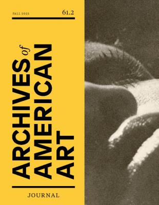 Front cover of Fall 2022 journal issue featuring detail from black-and-white photograph of Florence Allen's face