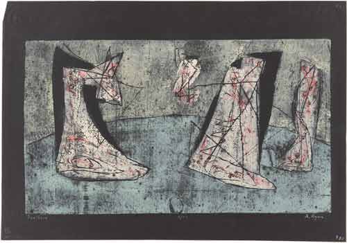 Figure 6. Anne Ryan, Fantasia (1947) Color woodcut Sheet: 42.8 x 61 cm (16 7/8 x 24 in.) Yale University Art Gallery, Anonymous Purchase Fund, 1977.10.7 Image courtesy Yale University Art Gallery Art courtesy of the Estate of the Artist and The Susan Teller Gallery, NY, NY